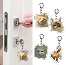 Kreativer Tier Schlüsselanhänger lustig süß Cartoon Taschenanhänger Schlüssel HEISS Kette 2024 M5A7