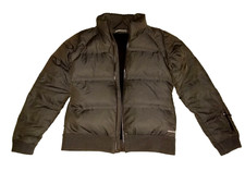 PORSCHE DESIGN SPORT BY ADIDAS OUTDOORJACKE GEPOLSTERT DAUNENJACKE Gr. M 40 GRAU