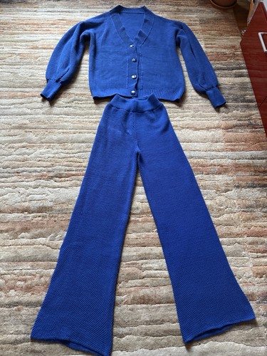 Damen zweiteiler strickanzug - zweiteiler,