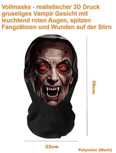 Maske gruseliges vampir - gruseliges,