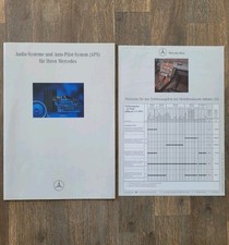 Mercedes Radio/APS/Bose C124/R124/W140/W210/W202 Prospekt/brochure/folleto 1995