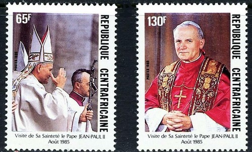 Central africa 1985 papst - 👉,