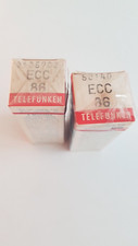 1 Paar Telefunken ECC86 tubes/Röhren (NOS) versiegelte OVP - TU001164