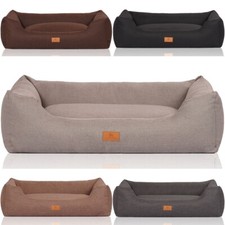 Hundebett Lotte aus Velour mit