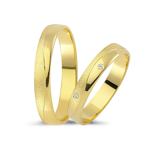 Paar trauringe 333 gold - 1,