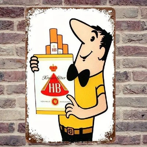 Blechschild zigaretten - blechschild,
