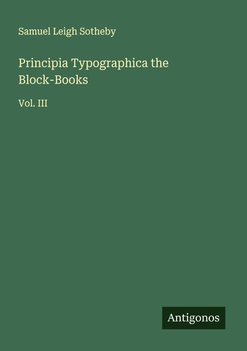 Principia typographica the - principia,