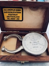Schnelltaster Dickenmesser 0 - 12 mm Optiker Glas Dickenmesser