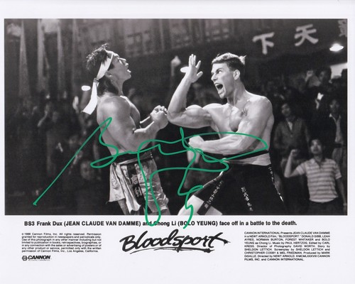 Bolo yeung signed autogramm - yeung,