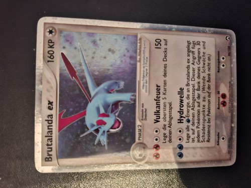 Pokemon karte aus - ex, 2007