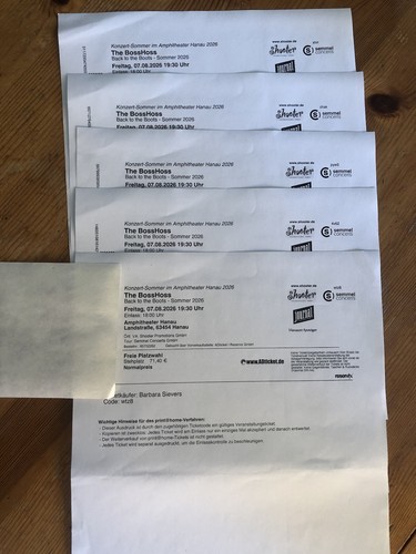 Tickets the boss hoss - tickets,