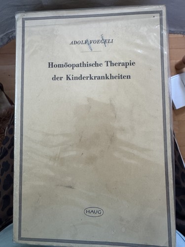 Homöpathische therapie der - therapie,