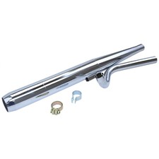 Auspuff Kreidler Florett Orig Form Schalldämpfer Steckkrümmer 32mm 2x Schelle