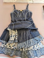 Biba Damen Kleid (Jeans) Blau