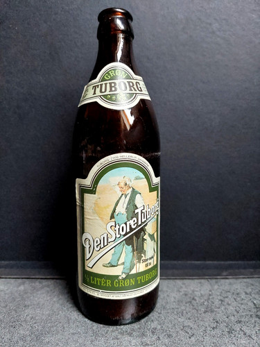 Tuborg alte bierflasche - tuborg,