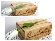 Tulpe weiß langstielig 52 cm