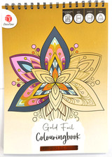 Mandala Malbuch Goldfolie 24