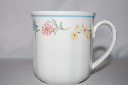 Kaffeebecher rosa gelb - rosa,