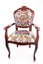 Armlehnstuhl Polsterstuhl Holz