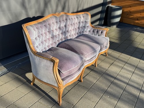 Chippendale sofa vintage - sofa,