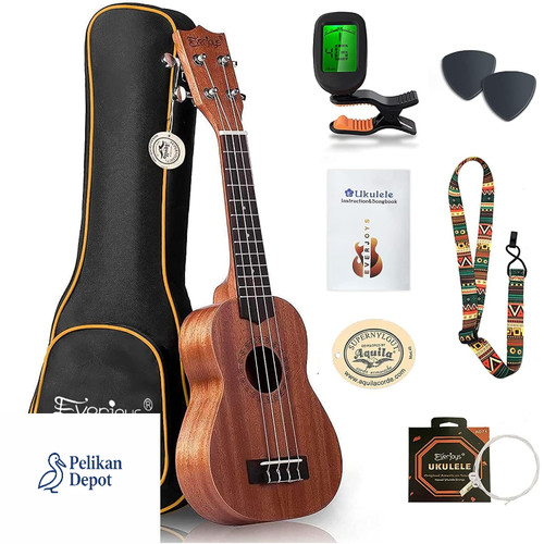 Sopran ukulele mahagoni - sopran, 21