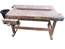 alte Hobelbank Holz beidseitig