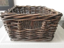 Ikea BYHOLMA Weidenkorb Rattankorb Dekokorb Korb Rattan schwarz  28x24x14 Deko