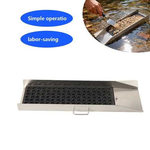 Goldwaschrinne gold sluice box - goldwaschrinne,