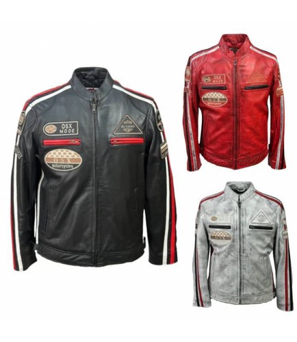 Napa lederjacke biker - biker, patches