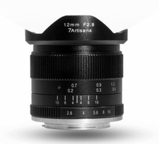 7artisans 12 mm F2,8 Objektiv mit Manuellem Fokus f/Fuji X SONY E Canon EFM MFT