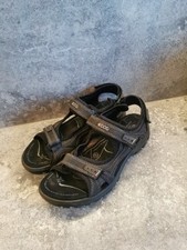 Ecco Trekking Sandalen Damen, Schwarz, Größe 39, Klettverschlüsse
