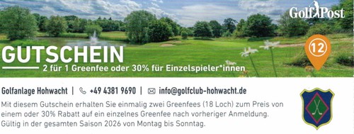 Golf greenfee gutschein 2026 - golf,