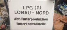Emaille Schild DDR Metall