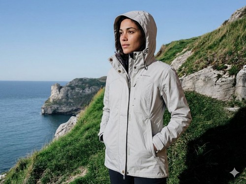 Damen trekkingjacke nh500 - trekkingjacke,