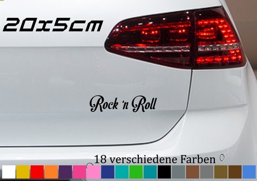 Rock roll auto - rock, aufkleber