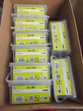 8 Packungen Holzschrauben seko vezinkt / Marken Restposten Mag48