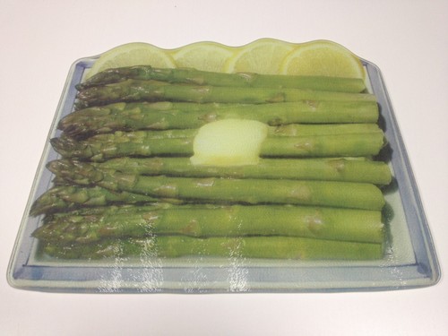 Platzteller spargel - platzteller, "