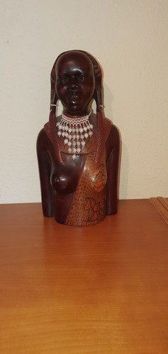 Massai frau büste afrika 37cm - massai,