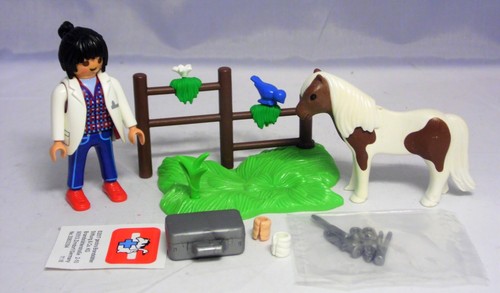 Playmobil tierärztin pony - playmobil, op
