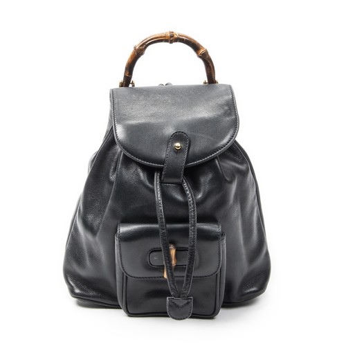 Gucci mini bamboo backpack - gucci,