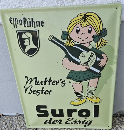 Kühne essig schild - schild,, alt