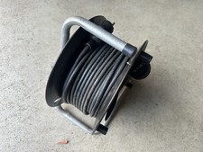 Kabel Verlängerungskabel 50 m auf fester gut rollbarer Trommel, schwarz, top Zus