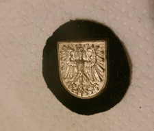 Adler Wappenschild auf schwarzen Filzstoff Stadtwappen Reichsadler Mützenemblem