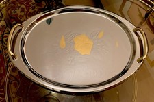 Serviertablett Edelstahl