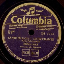 EDITH PIAF La vie en rose