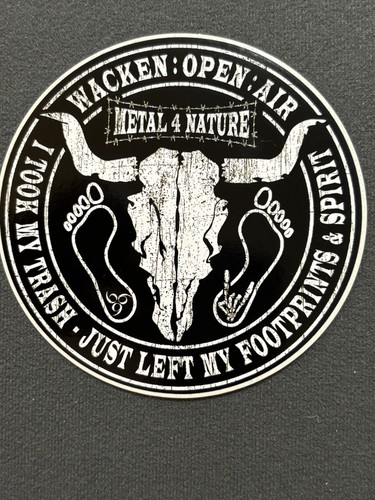Wacken aufkleber metal - aufkleber, "