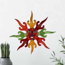 Sonne Wand Dekor Eisen