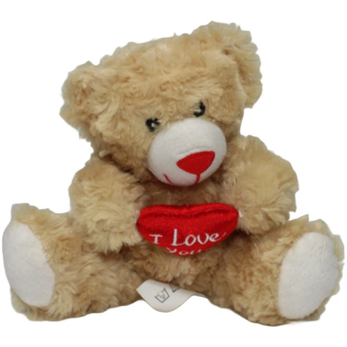 Kik teddybär beige - teddybär, rot
