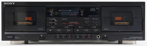 Sony doppelkassettendeck tc - ,