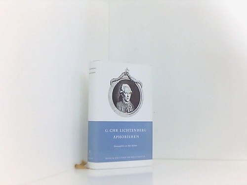 Aphorismen lichtenberg chr - aphorismen, g.chr